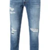 Pepe Jeans Jeans Stanley, Taper Fit, Baumwoll-Stretch, Mittelblau -Maenner Mode Haus  405241 norm