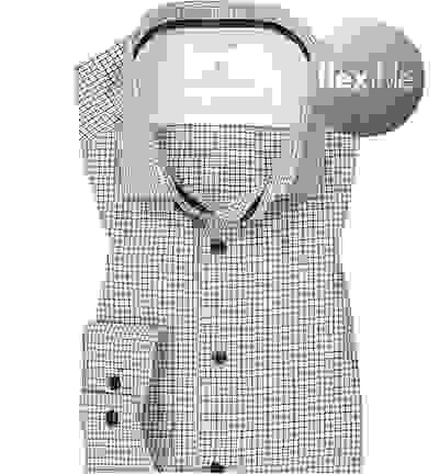 OLYMP Hemd, Modern Fit, Baumwoll-Stretch Geruchshemmend, Navy-natur Kariert 6 OLYMP Hemd, Modern Fit, Baumwoll-Stretch Geruchshemmend, Navy-natur Kariert – Bild 4