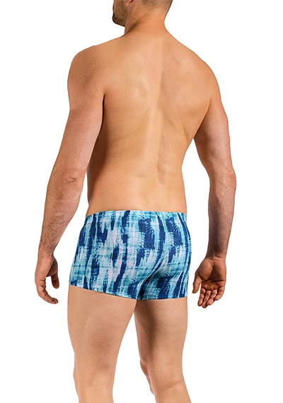 Badetrunk, BLU2250, Mikrofaser, Blau-weiß Gemustert 4 Badetrunk, BLU2250, Mikrofaser, Blau-weiß Gemustert – Bild 2