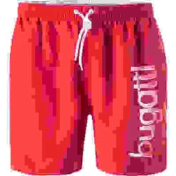 Bugatti Badeshorts, Mikrofaser, Dunkelrot -Maenner Mode Haus  405612 norm 1