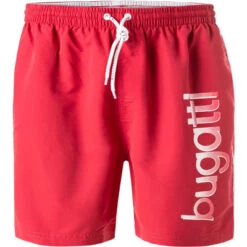 Bugatti Badeshorts, Mikrofaser, Dunkelrot