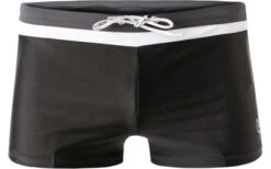 Bugatti Badetrunk, Mikrofaser, Schwarz-anthrazit