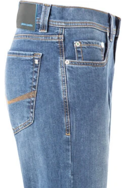 Pierre Cardin Jeans, Tapered Fit, Bio Baumwoll-Stretch, Blau -Maenner Mode Haus  405656 norm3