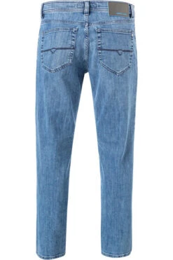 Pierre Cardin Jeans Dijon, Bio Baumwoll-Stretch 10,90oz, Mittelblau -Maenner Mode Haus  405684 norm2