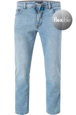 Pierre Cardin Jeans Dijon, Bio Baumwoll-Stretch 10,90oz, Hellblau