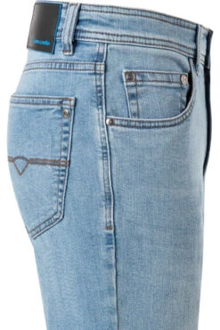 Pierre Cardin Jeans Dijon, Bio Baumwoll-Stretch 10,90oz, Hellblau -Maenner Mode Haus  405685 norm3