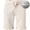 Pierre Cardin Jeansshorts, Baumwolle T400® , Ecru -Maenner Mode Haus  405688 norm