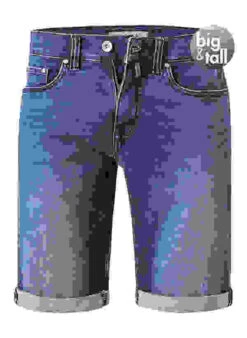 Pierre Cardin Jeansshorts, Big&Tall, Baumwoll-Stretch, Dunkelblau -Maenner Mode Haus  405696 norm 1