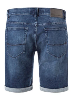 Pierre Cardin Jeansshorts, Big&Tall, Baumwoll-Stretch, Dunkelblau -Maenner Mode Haus  405696 norm2
