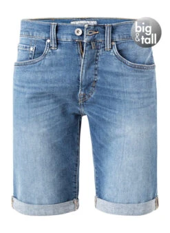 Pierre Cardin Jeansshorts, Big&Tall, Baumwoll-Stretch, Blau