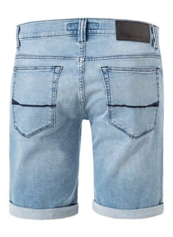 Pierre Cardin Jeansshorts, Big&Tall, Baumwoll-Stretch, Hellblau -Maenner Mode Haus  405698 norm2