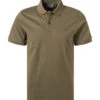 Pierre Cardin Polo-Shirt, Baumwoll-Jersey, Khaki -Maenner Mode Haus  405757 norm