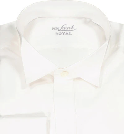 Van Laack Smokinghemd, Tailor Fit, Baumwolle, Ecru 4 Van Laack Smokinghemd, Tailor Fit, Baumwolle, Ecru – Bild 2