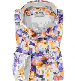 Hemd, Shaped Fit, Baumwolle CO2-Neutral, Multicolor Gemustert -Maenner Mode Haus  405974 norm 1
