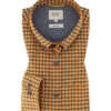 Camel Active Hemd, Regular Fit, Baumwolle, Orange Kariert -Maenner Mode Haus  406041 norm