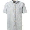 Camel Active Kurzarmhemd, Regular Fit, Baumwolle, Nachtblau-ecru Gestreift -Maenner Mode Haus  406043 norm