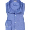 Stenströms Hemd, Slimline, Reines Leinen, Blau -Maenner Mode Haus  406293 norm