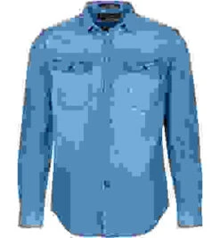 Replay Jeanshemd, Baumwolle, Mittelblau -Maenner Mode Haus  406545 norm 1