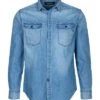 Replay Jeanshemd, Baumwolle, Mittelblau -Maenner Mode Haus  406545 norm