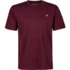 Marc O'Polo T-Shirt, Bio Baumwolle, Bordeaux -Maenner Mode Haus  406558 norm