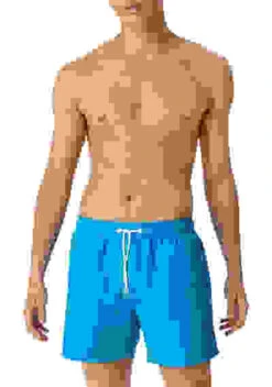 Schiesser Badeshorts, Mikrofaser, Aqua -Maenner Mode Haus  406798 norm 1