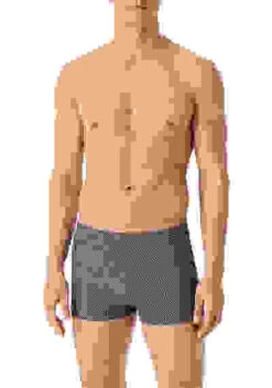 Schiesser Badetrunk, Mikrofaser, Marine Gemustert -Maenner Mode Haus  406804 norm 1