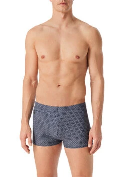 Schiesser Badetrunk, Mikrofaser, Marine Gemustert