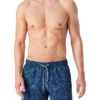 Schiesser Badeshorts, Mikrofaser, Aqua-navy Gemustert