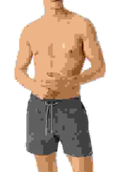 Schiesser Badeshorts, Mikrofaser, Oliv-navy Gemustert -Maenner Mode Haus  406811 norm 1