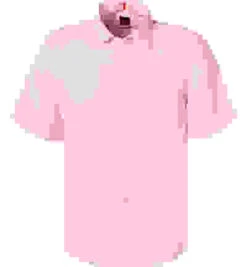 BOSS ORANGE Kurzarmhemd, Regular Fit, Reines Leinen, Rosa -Maenner Mode Haus  407044 norm 1