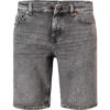 BOSS ORANGE Jeansshorts Delaware, Slim Fit, Baumwoll-Stretch, Dunkelgrau -Maenner Mode Haus  407105 norm