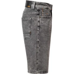 BOSS ORANGE Jeansshorts Delaware, Slim Fit, Baumwoll-Stretch, Dunkelgrau -Maenner Mode Haus  407105 norm3