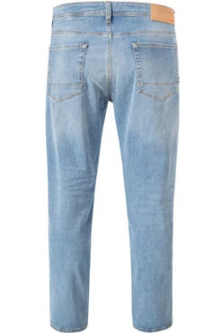 BOSS ORANGE Jeans Taber, Tapered Fit, Baumwoll-Stretch, Hellblau -Maenner Mode Haus  407107 norm2