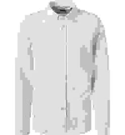 Hemd, Casual Fit, Leinen-Stretch, Beige-weiß Gestreift -Maenner Mode Haus  407357 norm 1