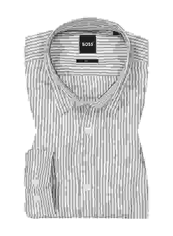 Hemd, Slim Fit, Lyocell, Marine-weiß Gestreift 6 Hemd, Slim Fit, Lyocell, Marine-weiß Gestreift – Bild 4