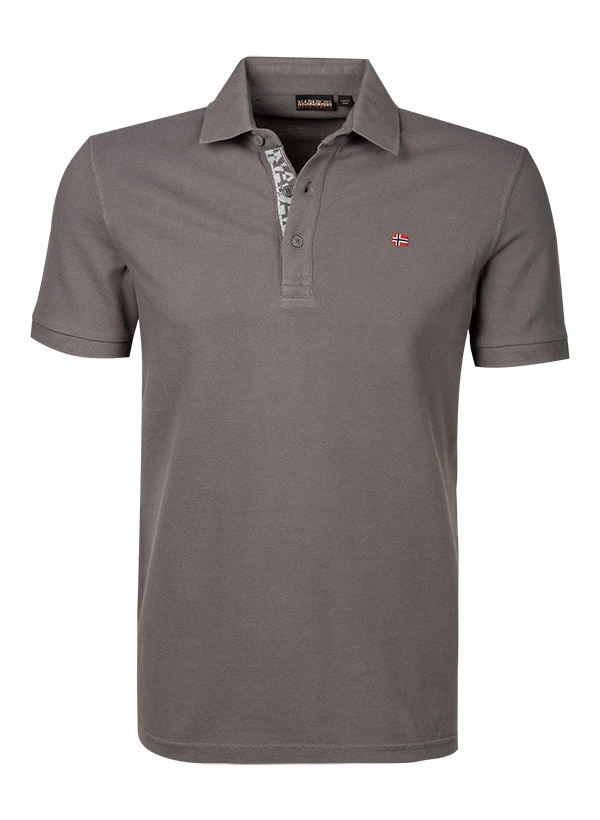 Napapijri Polo-Shirt, Baumwoll-Piqué, Granit 3 Napapijri Polo-Shirt, Baumwoll-Piqué, Granit