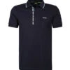 Boss Green Polo-Shirt, Slim Fit, Pima Baumwoll-Piqué, Nachtblau