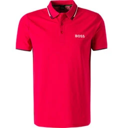 Boss Green Polo-Shirt, Regular Fit, Baumwoll-Piqué, Fuchsia