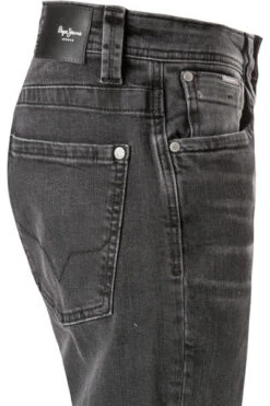 Pepe Jeans Jeans Cash, Regular Fit, Baumwoll-Stretch, Dunkelgrau -Maenner Mode Haus  407704 norm3