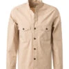 OLYMP Overshirt, Body Fit, Baumwoll-Stretch, Beige -Maenner Mode Haus  407796 norm