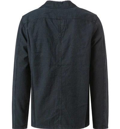 OLYMP Overshirt, Body Fit, Baumwolle, Marineblau 4 OLYMP Overshirt, Body Fit, Baumwolle, Marineblau – Bild 2