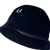 Fred Perry Bucket Hat, Baumwolle, Navy -Maenner Mode Haus  407844 norm
