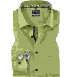 OLYMP Hemd, Modern Fit, Bio Baumwolle, Extra Langer Arm, Limone -Maenner Mode Haus  407880 norm 1