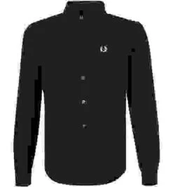 Fred Perry Hemd, Baumwolle, Navy -Maenner Mode Haus  407882 norm 1