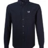 Fred Perry Hemd, Baumwolle, Navy