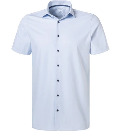 OLYMP Kurzarmhemd, Body Fit, Baumwoll-Stretch Climate Control, Bleu 3 OLYMP Kurzarmhemd, Body Fit, Baumwoll-Stretch Climate Control, Bleu