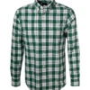 Gant Hemd, Regular Fit, Baumwolle, Grasgrün-offwhite Kariert