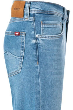 Mustang Jeans Denver, Straight Fit, Baumwoll-Stretch, Hellblau -Maenner Mode Haus  408238 norm3