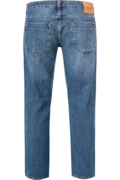 Mustang Jeans Michigan, Straight Fit, Baumwoll-Stretch, Blau -Maenner Mode Haus  408241 norm2