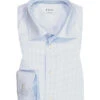 ETON Hemd, Contemporary Fit, Baumwolle, Bleu-weiß Kariert -Maenner Mode Haus  408271 norm